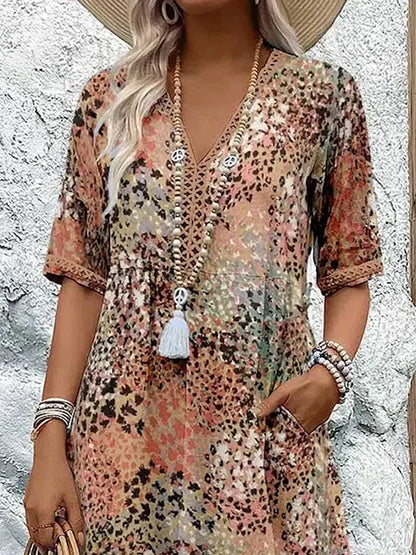 Vibrant Midi Dress