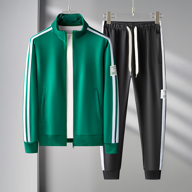 Conjunto de chándal deportivo de dos piezas para hombre