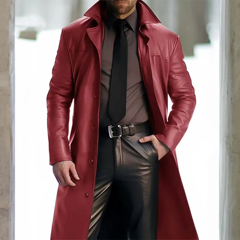 Men’s Classic Button Down Trench Coat