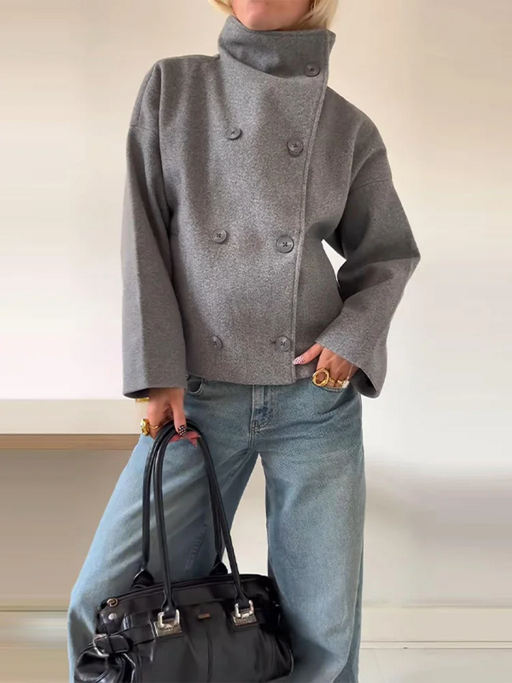 Women’s Winter Oversized Button Front Jacket