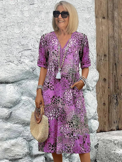 Vibrant Midi Dress