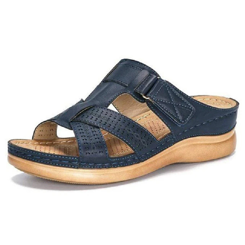 Sandalias ortopédicas de cuña baja Corsica