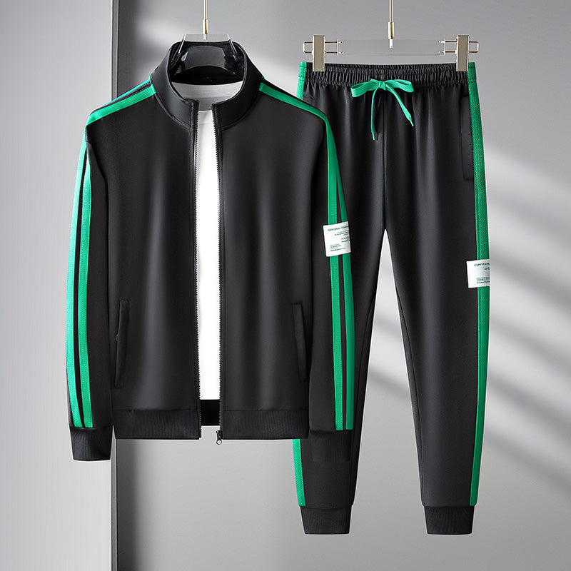 Conjunto de chándal deportivo de dos piezas para hombre
