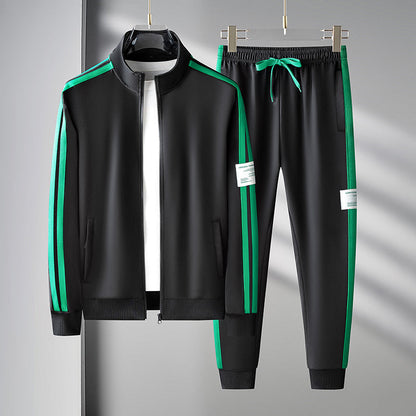 Conjunto de chándal deportivo de dos piezas para hombre