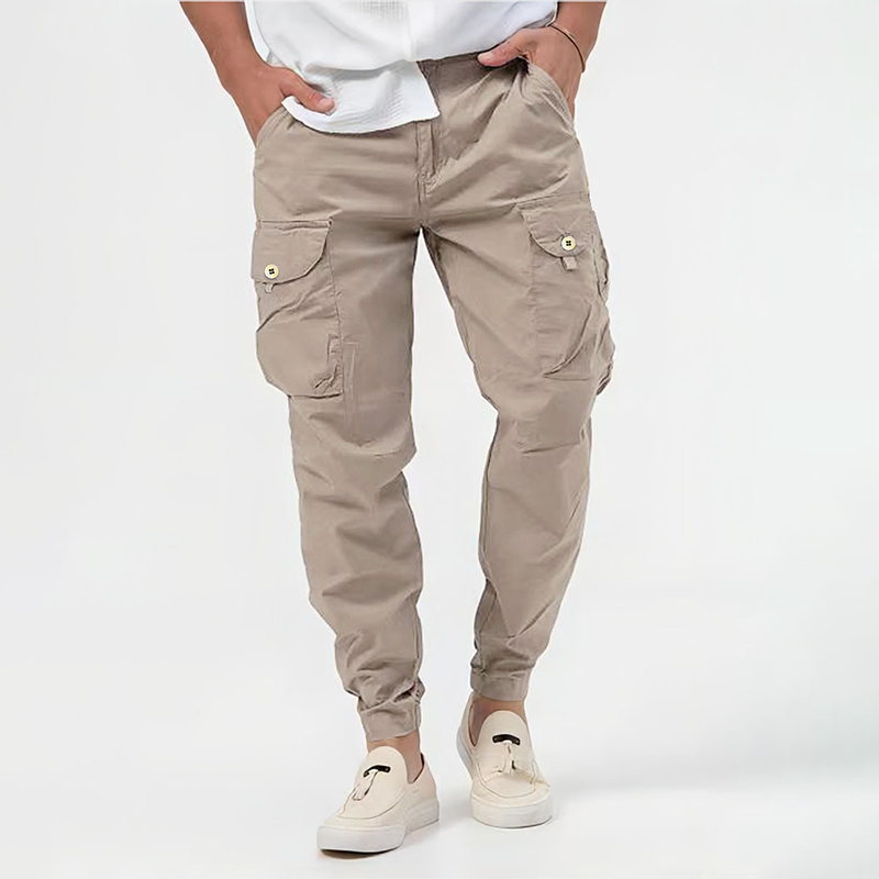 Pantalones cargo ligeros casuales para hombre