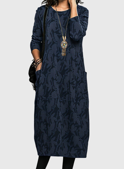 Casual Round-Neck Dress