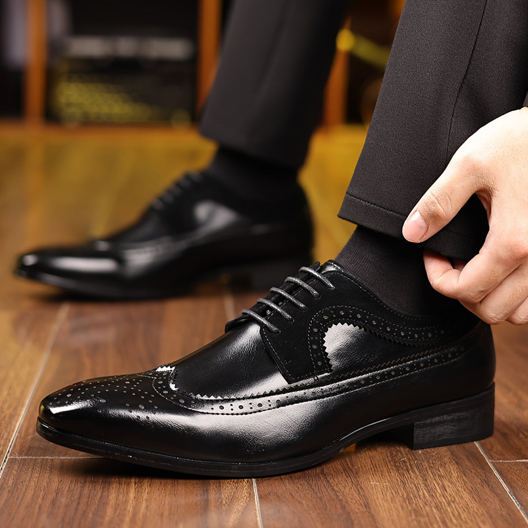 Zapatos sofisticados de piel italiana