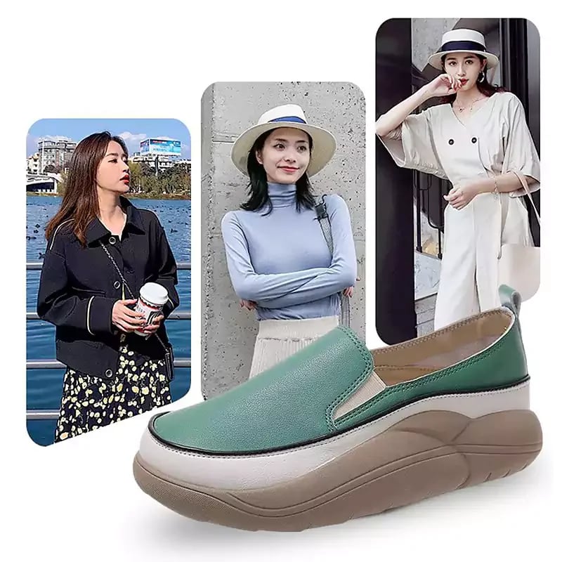 Mocasines de plataforma para mujer