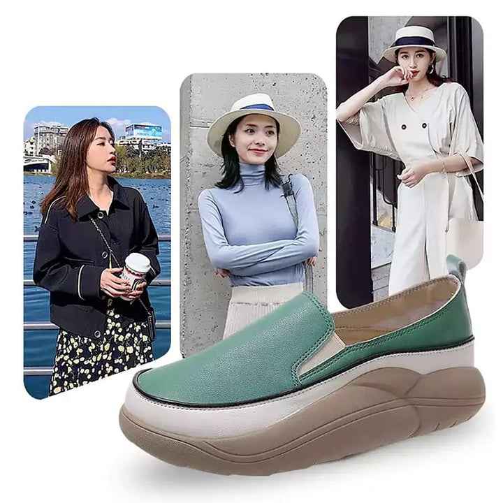 Mocasines de plataforma para mujer