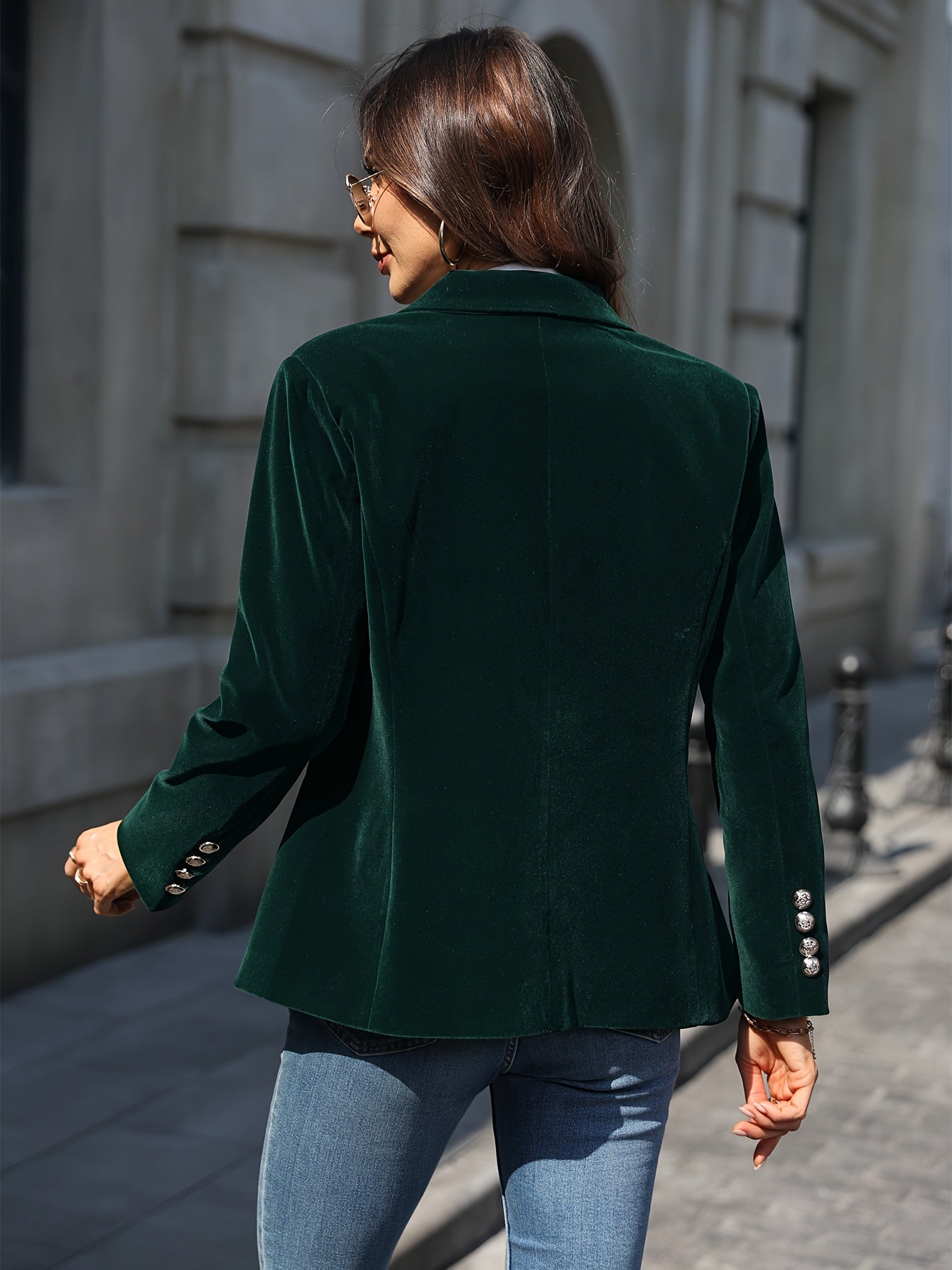Women’s Classic Button-Up Casual Blazer