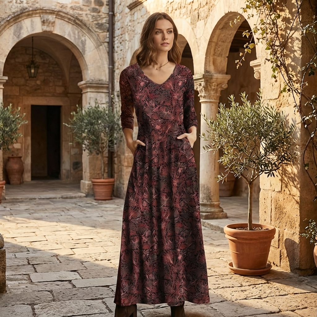 Kendal | Long Floral Dress