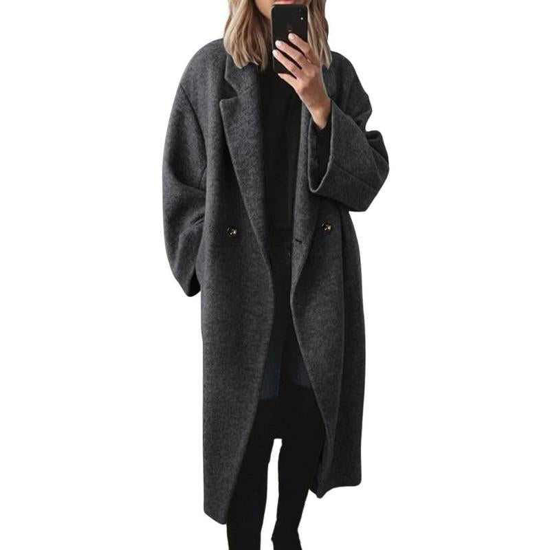 M&D™ - Women's Winter Double-Breasted Long Wool Coat