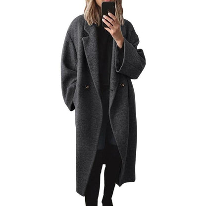 M&D™ - Women's Winter Double-Breasted Long Wool Coat