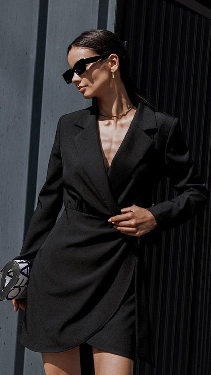 Refined Long Sleeve Summer Dress