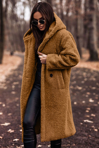 Women's Faux Fur Hooded Winter Coat