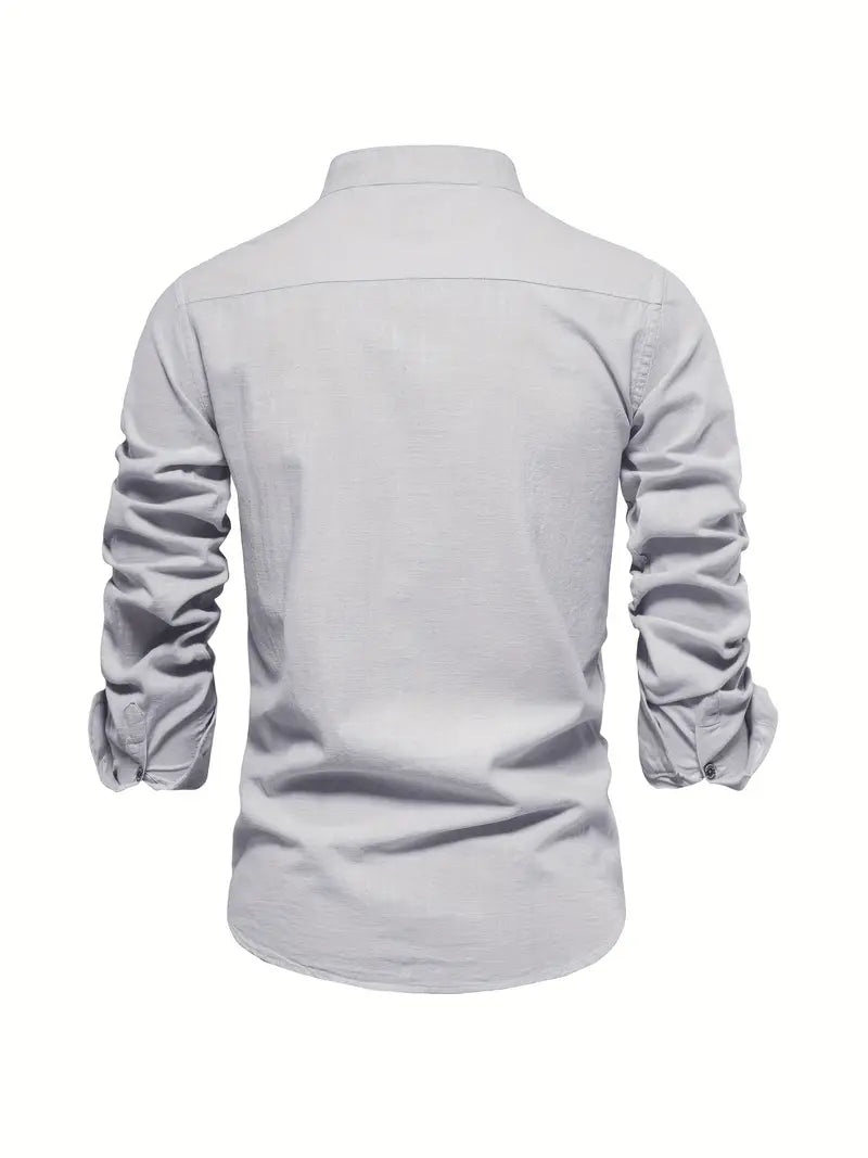 Men’s Spring Casual Button Shirt