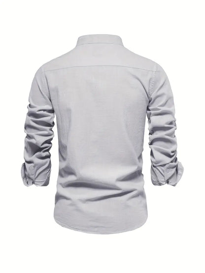 Men’s Spring Casual Button Shirt