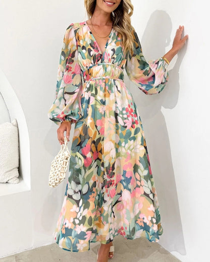 Celine | Feminine Floral Pattern Dress