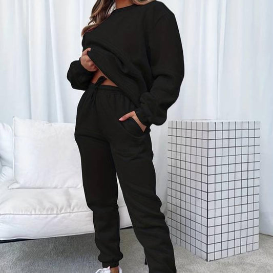 Conjunto de sudadera y jogger a juego para mujer