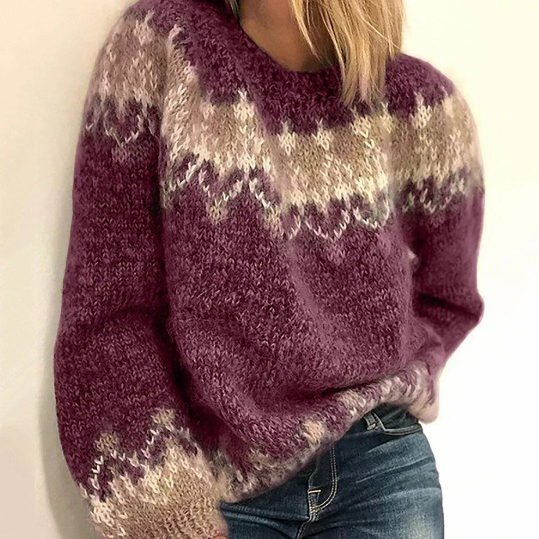 Women’s Casual Round Neck Winter Sweater