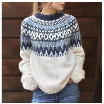 Women’s Winter Nordic Pattern Sweater