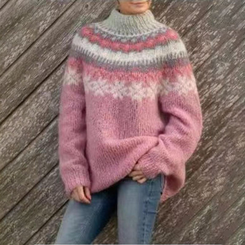 Women’s Winter Nordic Pattern Sweater