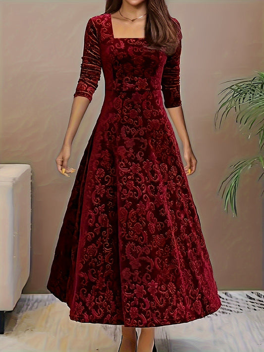 Women’s Square Neck Party Dress