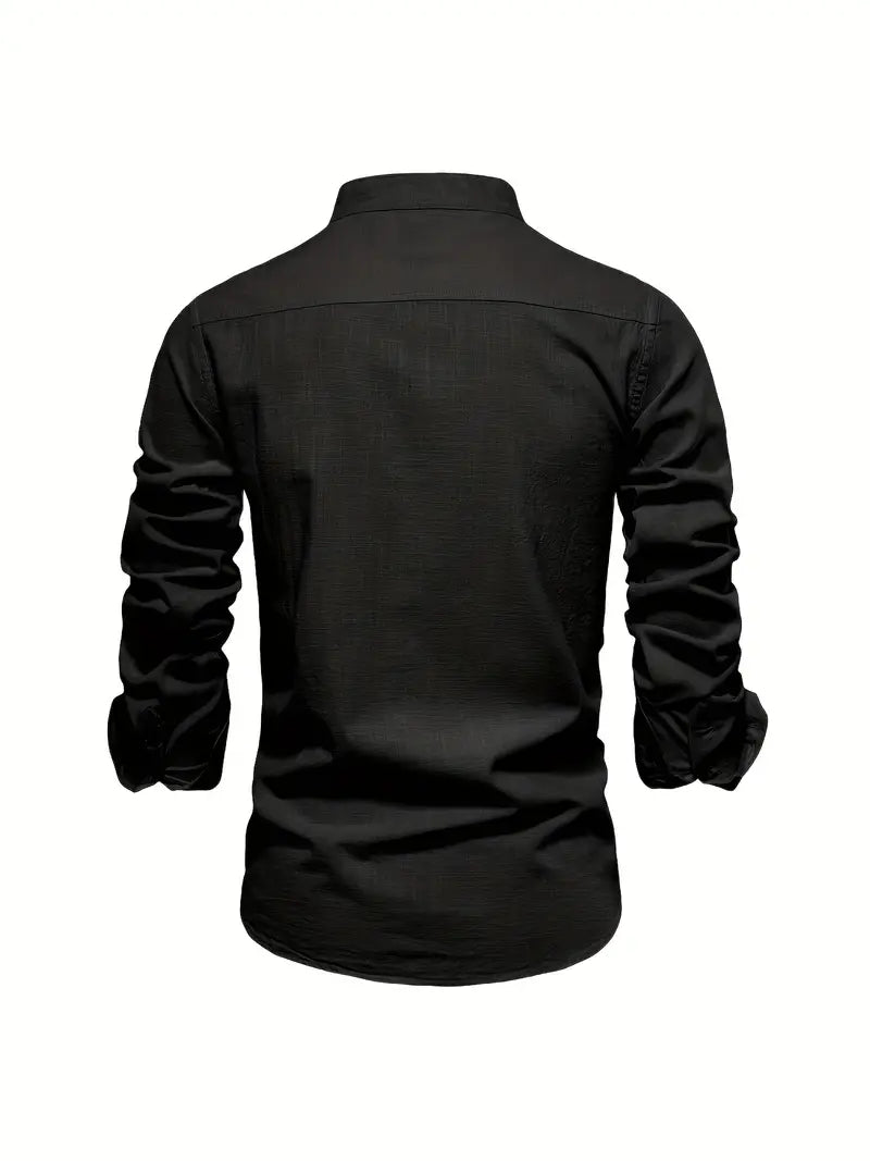 Men’s Spring Casual Button Shirt