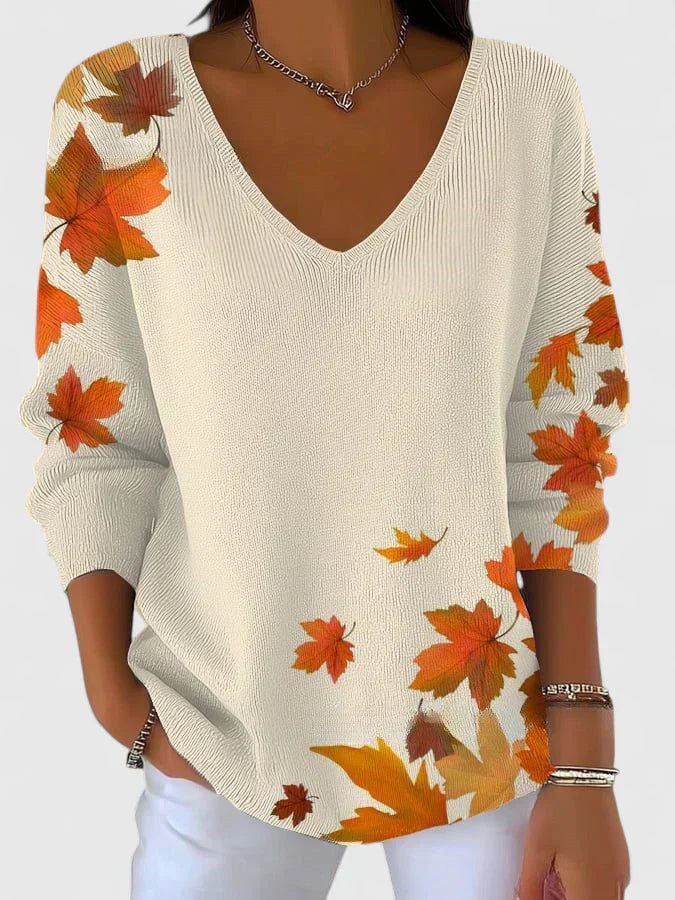 Elegant V-Neck Sweater