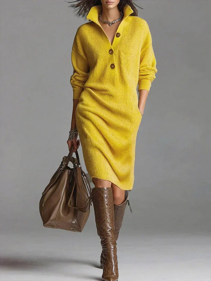Vestido Elegante de Punto