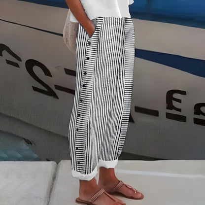 Stylish Summer Striped Pants