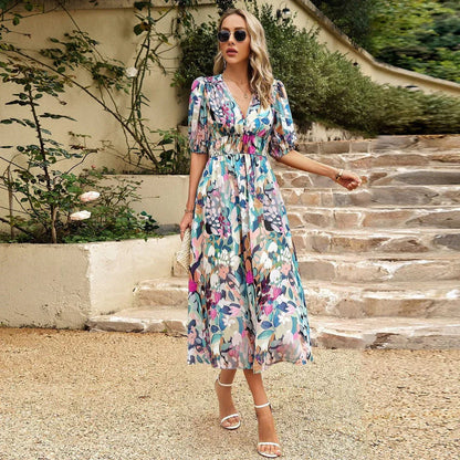 Orina | V-Neck Elegance Dress