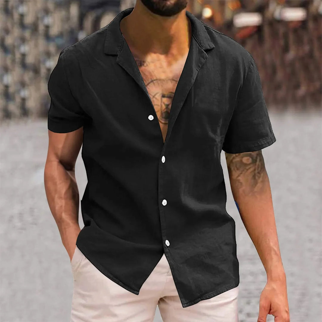 Camisa veraniega de corte holgado