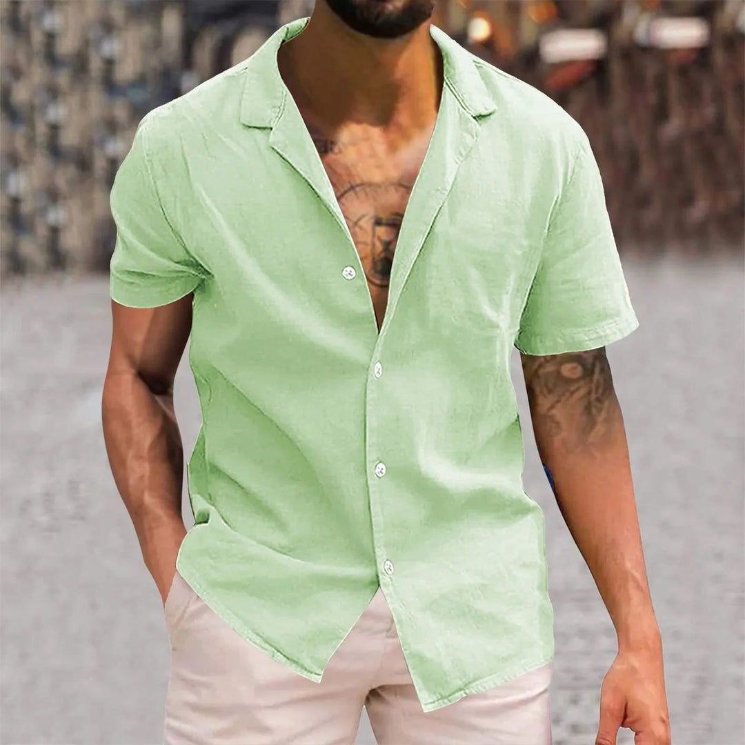 Camisa veraniega de corte holgado
