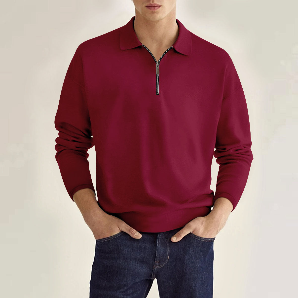 Classic Zip Polo Shirt