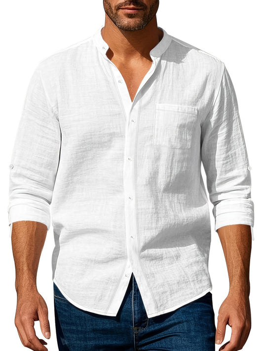 Stylish Breathable Button-Up Shirt