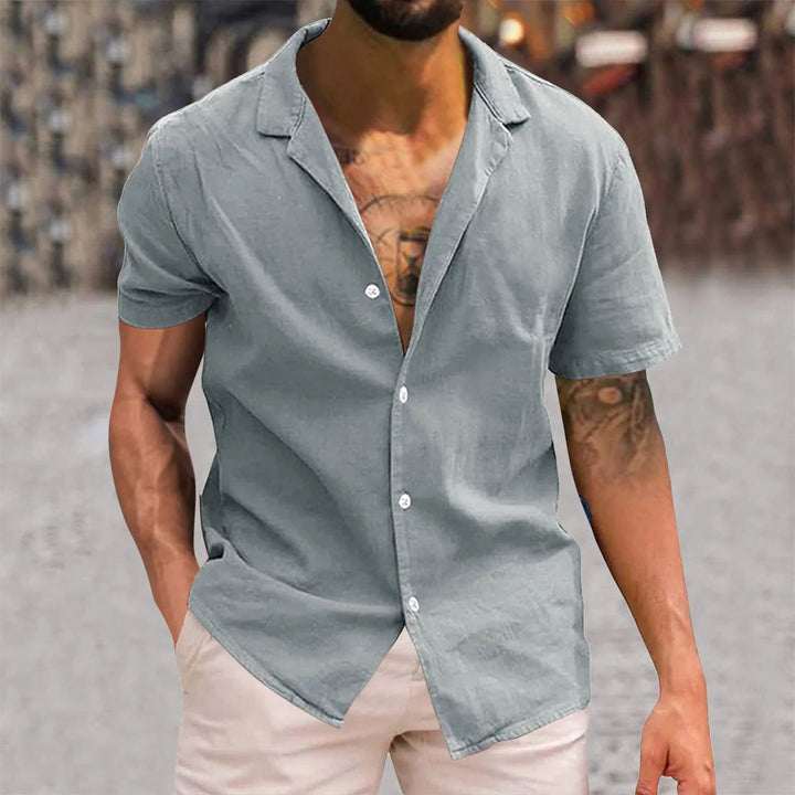 Camisa veraniega de corte holgado