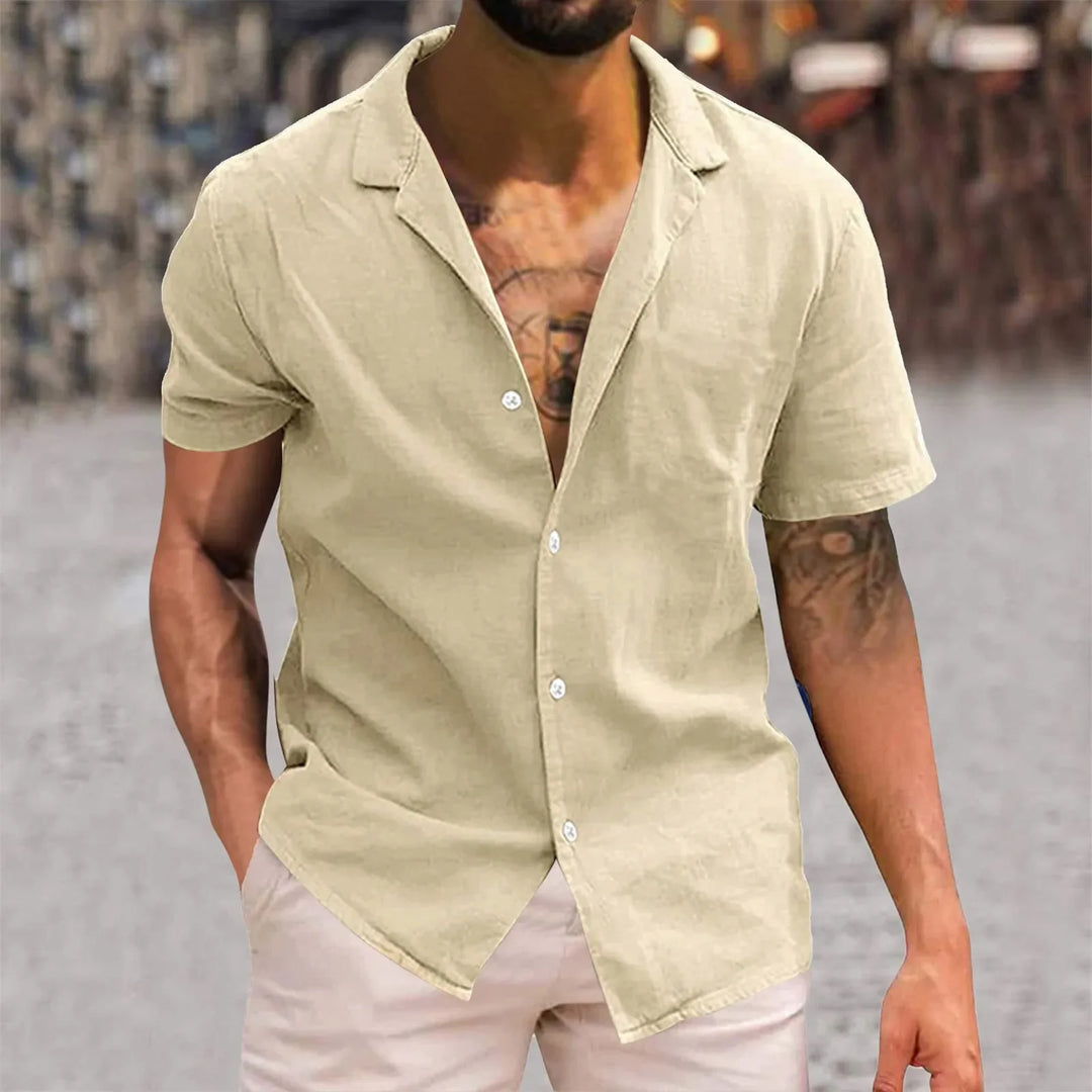 Camisa veraniega de corte holgado
