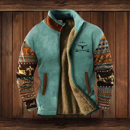 Men’s Trendy Cozy Tribal Winter Coat