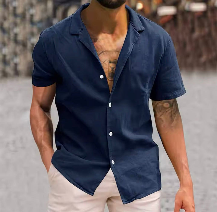 Camisa veraniega de corte holgado