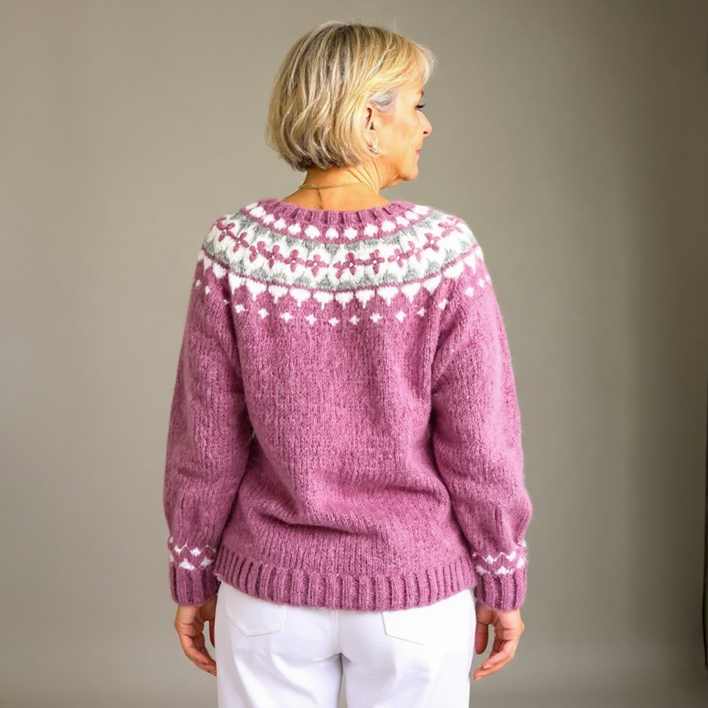 Cozy Icelandic Pattern Sweater