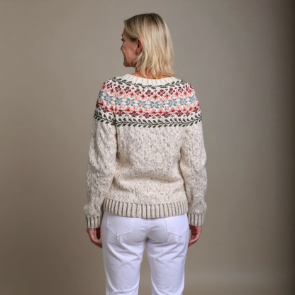 Rustic Nordic Wool Sweater