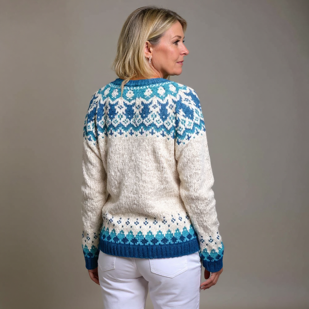 Vintage Scandinavian Handcrafted Cardigan