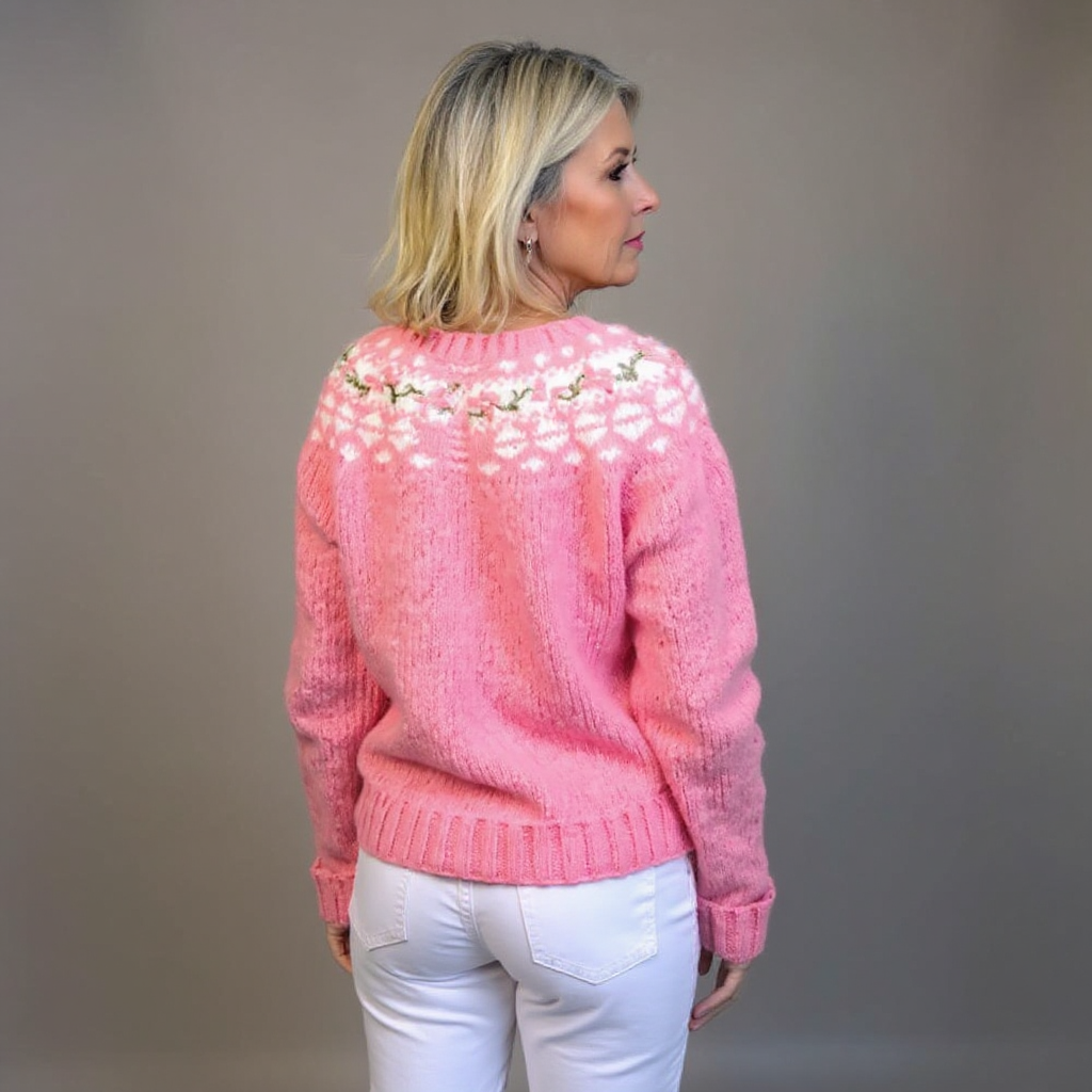 Vintage Nordic Knit Pullover