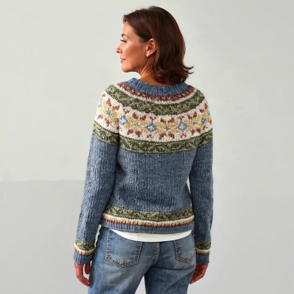 Classic Fair Isle Knit Sweater