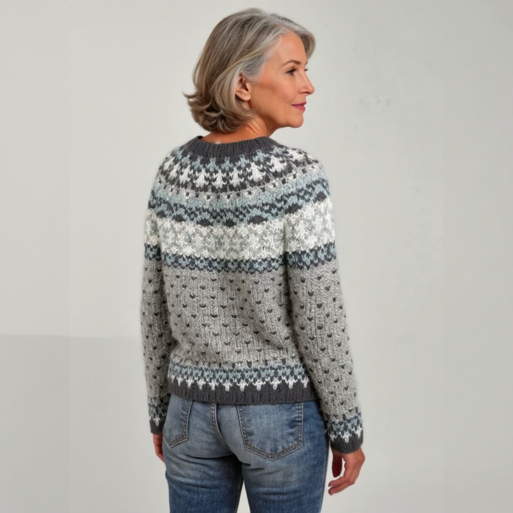Textured Handmade Wool Sweater