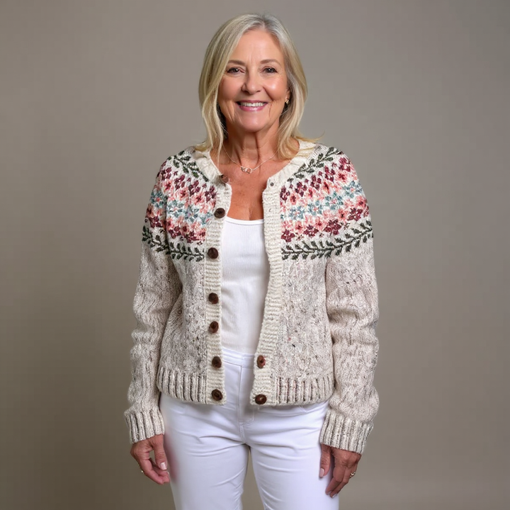 Rustic Nordic Wool Sweater