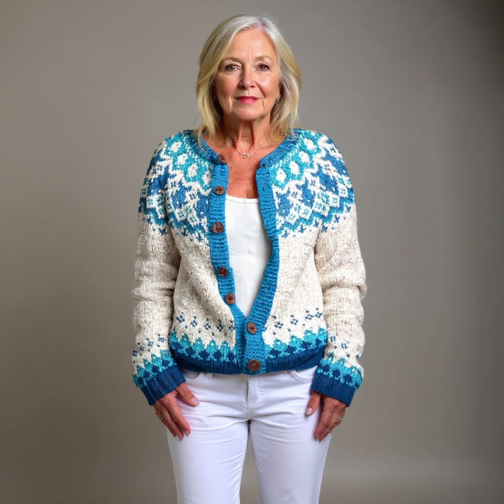 Vintage Scandinavian Handcrafted Cardigan