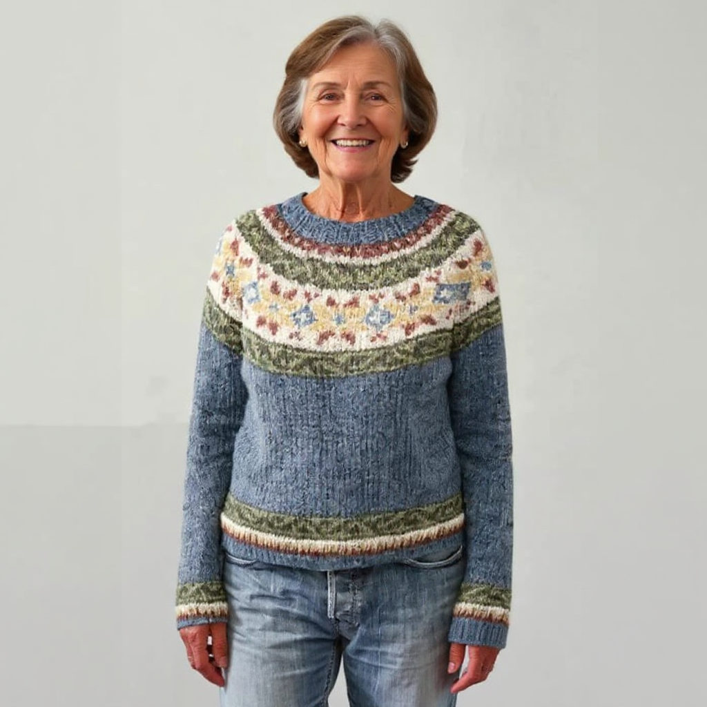 Classic Fair Isle Knit Sweater