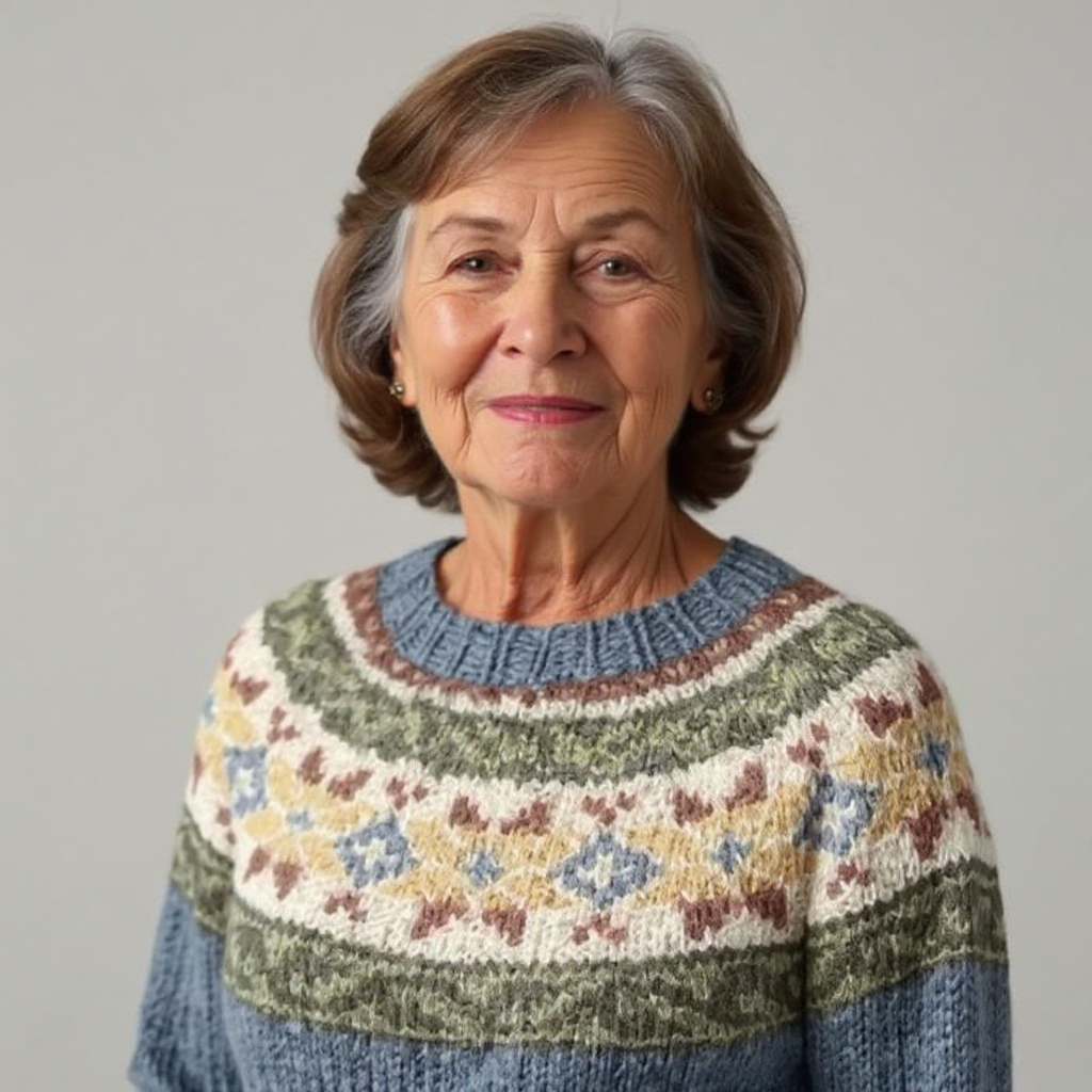 Classic Fair Isle Knit Sweater